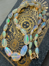 Load image into Gallery viewer, 14k Ethiopian Opal Nugget Necklace
