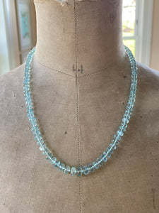 14k Aquamarine Necklace