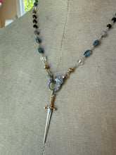 Charger l'image dans la galerie, Sterling and Bronze Sword Necklace