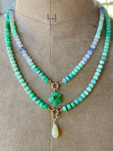 Load image into Gallery viewer, 14k Tanzanian Opal Rondelle Necklace