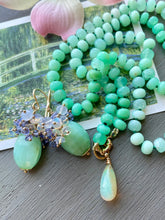 Load image into Gallery viewer, 14k Tanzanian Opal Rondelle Necklace