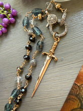 Charger l'image dans la galerie, Sterling and Bronze Sword Necklace