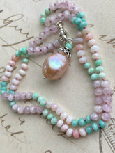 Load image into Gallery viewer, Baroque Pearl and Pastel Gemstones