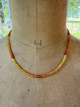 Load image into Gallery viewer, 14k Slim Songea Sapphire Necklace MADE TO ORDER