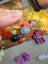 Load image into Gallery viewer, 14k Carved Pink Amethyst Pumpkin Charm MADE TO ORDER