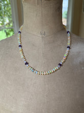Load image into Gallery viewer, 14k Ethiopian Opal and Amethyst Necklace