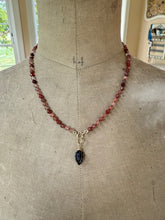 Load image into Gallery viewer, 14k Andesine Hand Knotted Necklace