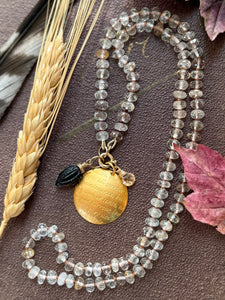 Love Sonnet Disc Pendant