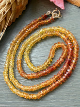 Charger l'image dans la galerie, 14k Slim Songea Sapphire Necklace