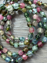 Load image into Gallery viewer, 14k Tourmaline and Serpentine Necklace