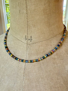 Multi Sapphire Necklace 14k