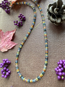 Multi Sapphire Necklace 14k