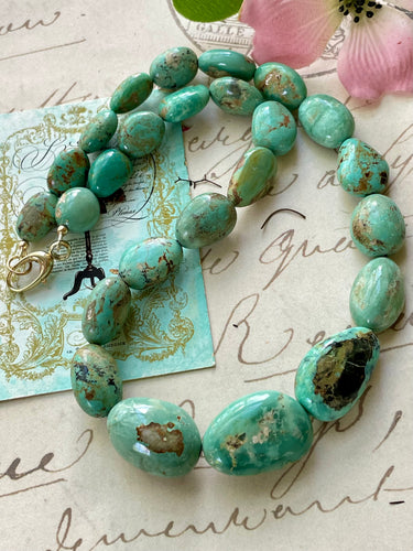 14k Persian Turquoise Necklace