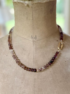 14k Cognac Fluorite Necklace
