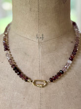 Load image into Gallery viewer, 14k Cognac Fluorite Necklace