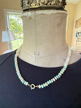 Load image into Gallery viewer, 14k Gold Faceted Ethiopian Opal Necklace