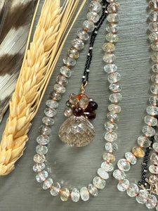 Golden Rutilated Quartz Pendant