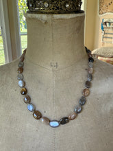 Charger l&#39;image dans la galerie, 14k Sunstone and Moonstone Pebble Necklace