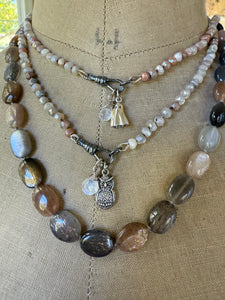 Sterling Silver Friendly Ghost Charm Necklace
