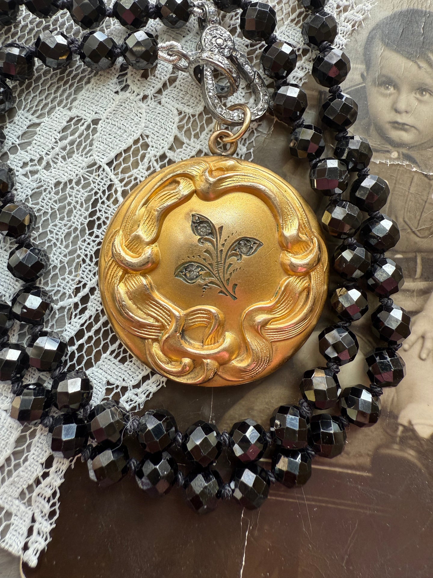 Vintage Paste Locket