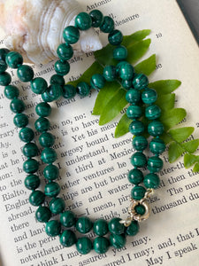 14k Malachite Necklace