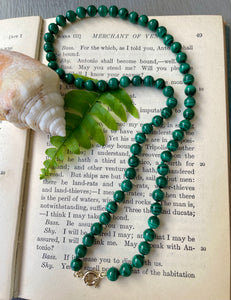 14k Malachite Necklace