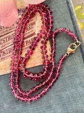 Load image into Gallery viewer, 14k Rubellite Tourmaline Necklace
