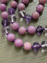 Charger l'image dans la galerie, 14k Phosphosiderite and Amethyst Necklace
