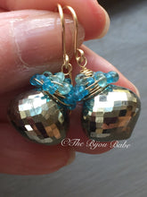 Load image into Gallery viewer, Pyrite Cluster Earrings