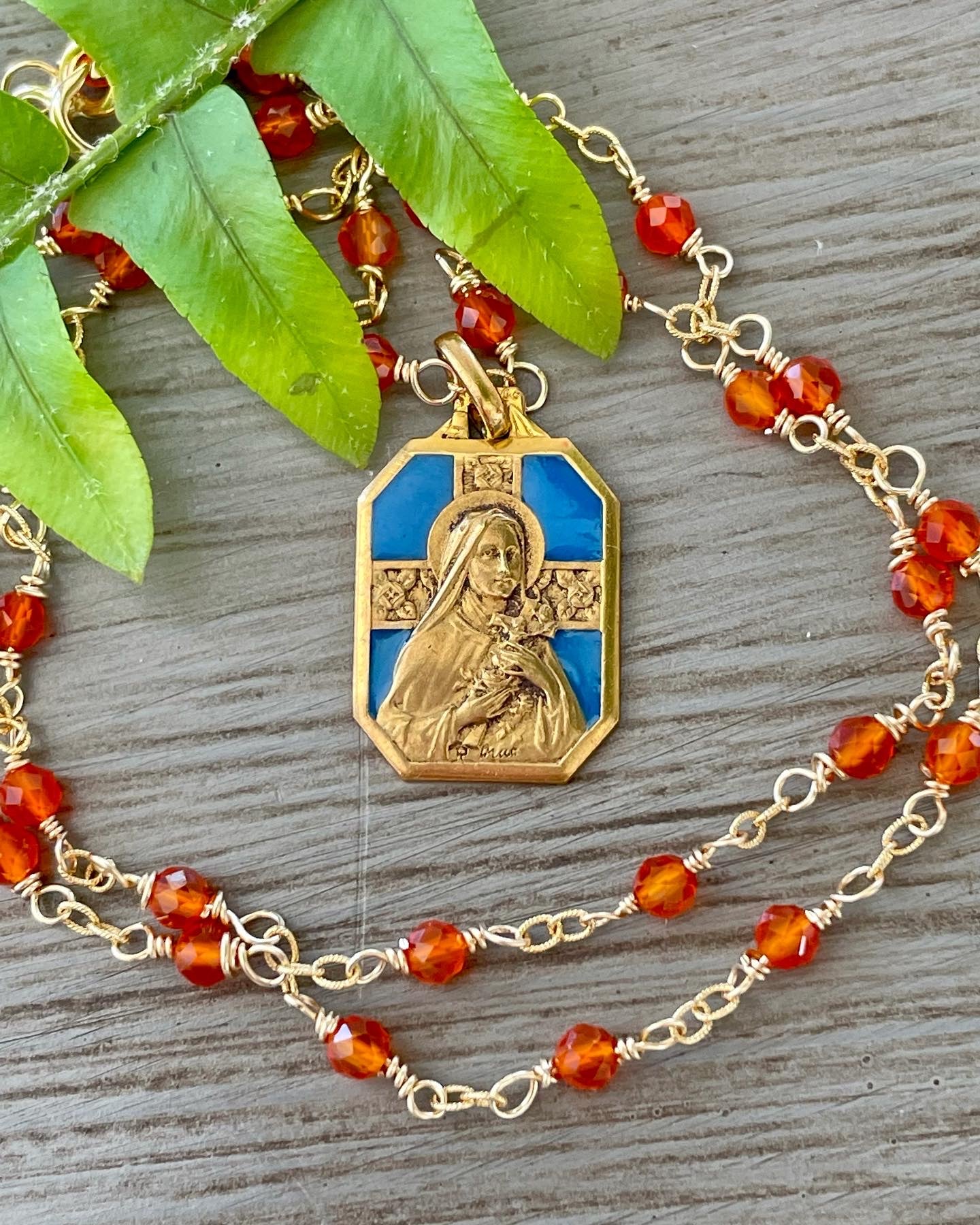 St. Theresa Vintage French Medal